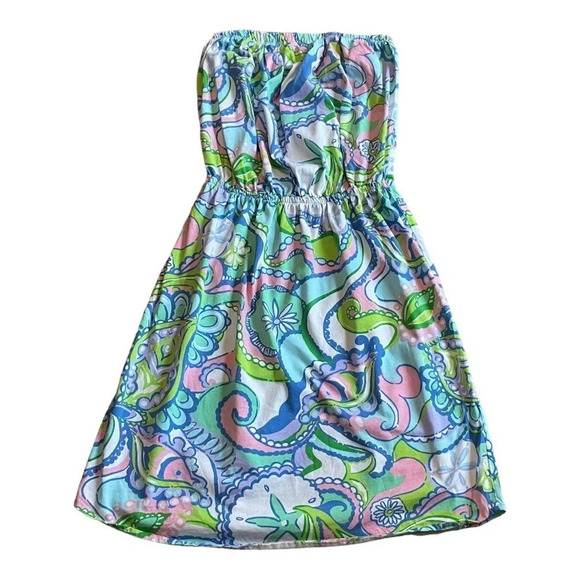 Lilly Pulitzer Strapless Sundress, Size XS, Good Condition. - Picture 1 of 4